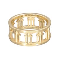 Vicenza - Piazzetta Palladio 2 - Ringe Loving Palladio  2D in Gelbgold 20G-X-15 SERLIANA - 20G-X-15 SERLIANA